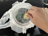 「100均『ハンガー』が便利なゴミ箱に！　10秒で試せる車内活用法に「感動」」の画像8