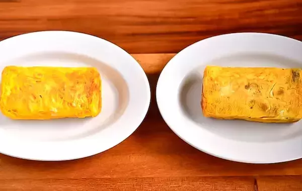 「卵2個と混ぜたのは…？　できた玉子焼きが「砂糖も出汁もいらないかも！」【秋レシピ】」の画像