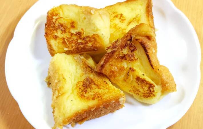 【休日の朝食】フレンチトーストが家族に好評　牛乳の代わりに入れたのは？