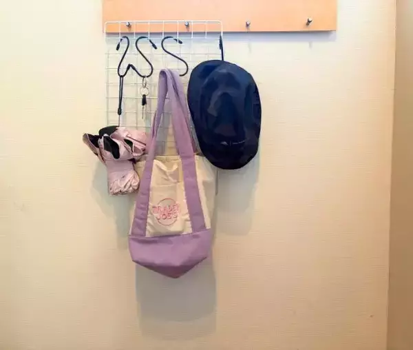「100均ワイヤーネットを壁に貼っただけ　収納不足だった家が「広々と使えた！」」の画像