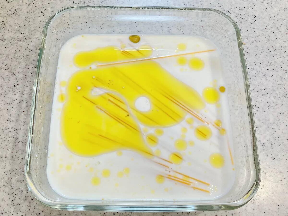 溶き卵を用意して？　お茶づけ海苔×パスタで作るのは…