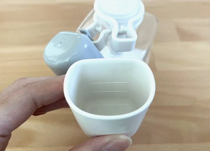 ダイソーの『ポンプボトル』の底を見ると？　最後まで使える“仕掛け”にびっくり