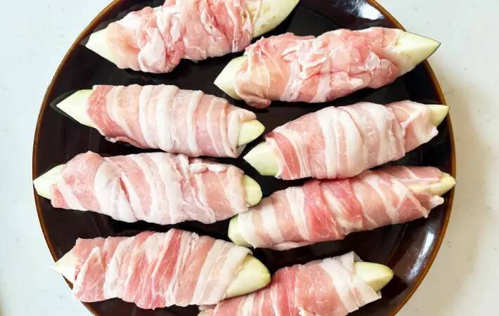 10分で作る『ナスの肉巻き』 大さじ2杯の味つけで「さっぱり食べられる」