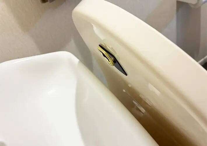 100均のスマホリングを『便器のフタ』に貼るだけ！　トイレの不快感がなくなる活用法が、こちら