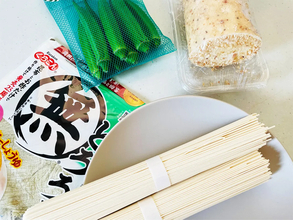 暑い日にはこれ！ねばねば感がアップするぶっかけそうめん