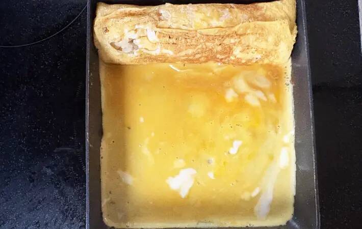 玉子焼きに『余ったご飯』を入れてみて　「小腹が空いた時」「高校生の弁当に」