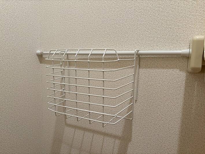 110円で買った『ワイヤーバスケット』　じゃない使い方に「収納の幅が広がった」
