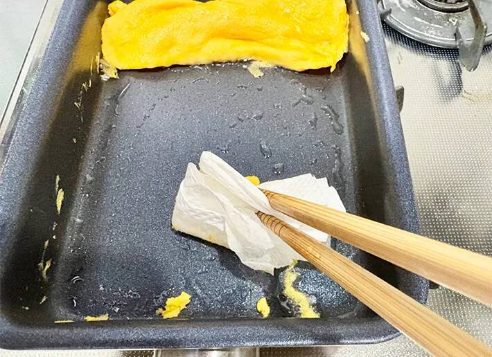 玉子焼きに切って『1本』入れてみて！　最後に散らすだけで「子供が大喜び」「食感よし」