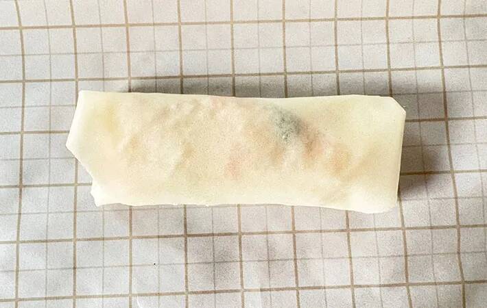 千切りキャベツを湯通しして？　春巻き“たこ焼き風”アレンジ【作り方】