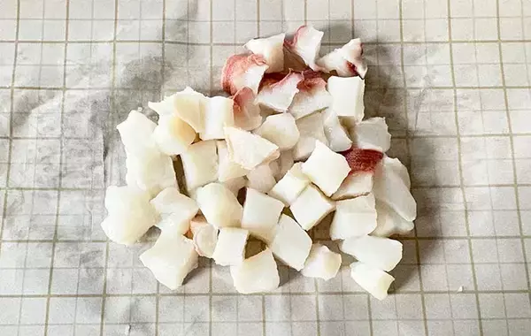 「千切りキャベツを湯通しして？　春巻き“たこ焼き風”アレンジ【作り方】」の画像