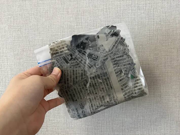 濡らした新聞紙を袋に入れて凍らせるだけ！　夏に役立つ活用法が、こちら