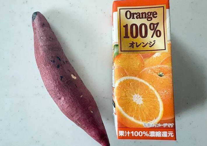 サツマイモに『1カップ』注いでみて！　レモンじゃない“新アレンジ”に「おかわり！」
