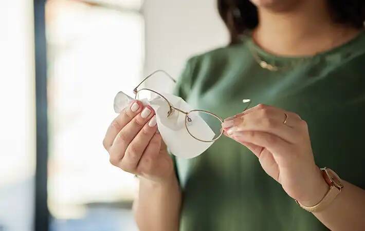 メガネをティッシュで拭くのはNG、じゃあ服の裾は？　やりがちなNG行動をZoffに聞いた