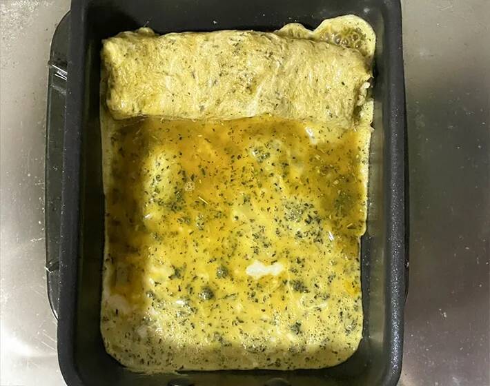 玉子焼きに混ぜたのは…　『飲み物』を飲まないアレンジに「香ばしい」「大人の味」