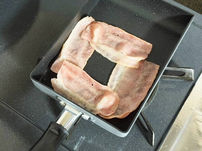 フライパンはもう使いません！　目玉焼きトーストを作る時は…