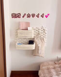 「ダイソー『ワイヤーネット』を活用した壁掛け収納に「思い付くのがすごい」「かわいい」」の画像12