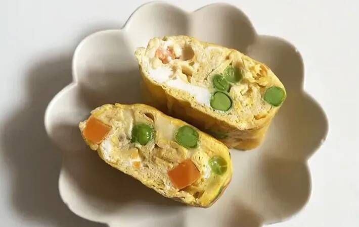 いつもの玉子焼きに『50g』入れると？　切った断面に「絶対弁当に入れる」「息子が喜んだ」