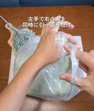 「パンパンのビニール袋もサッと結べる！　簡単な裏技に「解くのもラクなんて」」の画像4