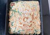 「カニカマ、ニラ、モヤシを入れて…玉子焼き器で作ったものがこちら」の画像7