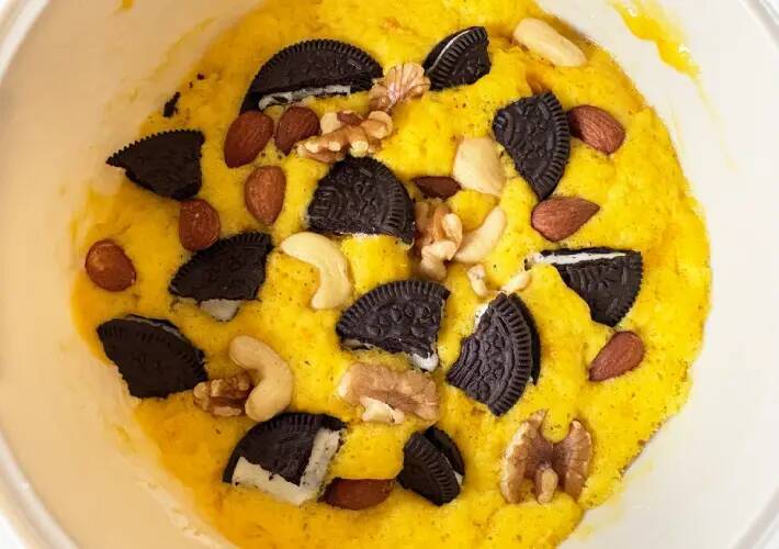 レンチンで作れる『カボチャのケーキ』　食べた子供が「うま！」「また作って」
