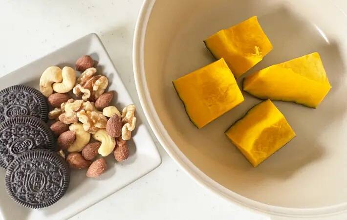 レンチンで作れる『カボチャのケーキ』　食べた子供が「うま！」「また作って」
