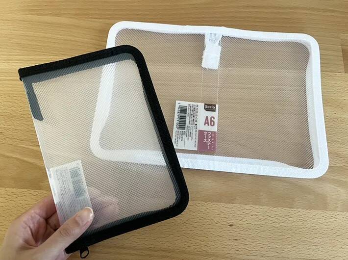 セリアで買った『A6ファスナーケース』　まさかの使い道に「意外と思いつかなかった」