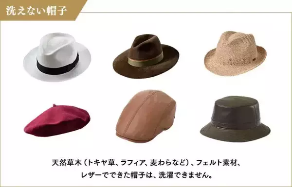 「暑い日にかぶった帽子に『白いシミ』、どうやって防ぐ？　プロが教えるのは」の画像