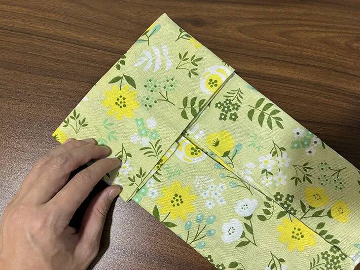 手ぬぐいが便利な『バスケット』に！　1分で試せる簡単な折り方