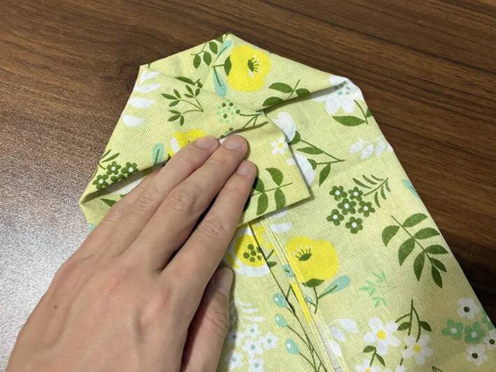 手ぬぐいが便利な『バスケット』に！　1分で試せる簡単な折り方