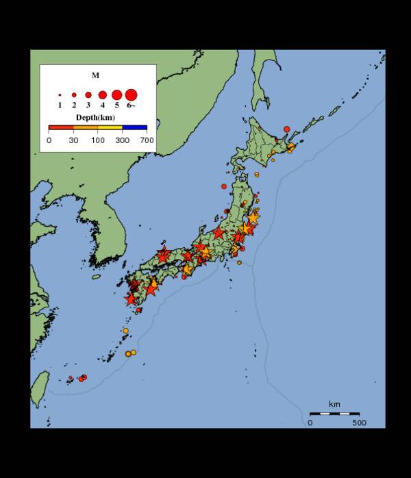 19日の地震情報まとめ 千葉県北西部と国後島付近でm3 7 2019年7月