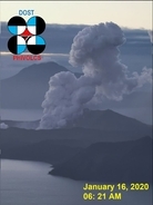 フィリピン・タール火山「爆発の危険再び！」火山性地震増大566回 家畜は絶望的（動画）