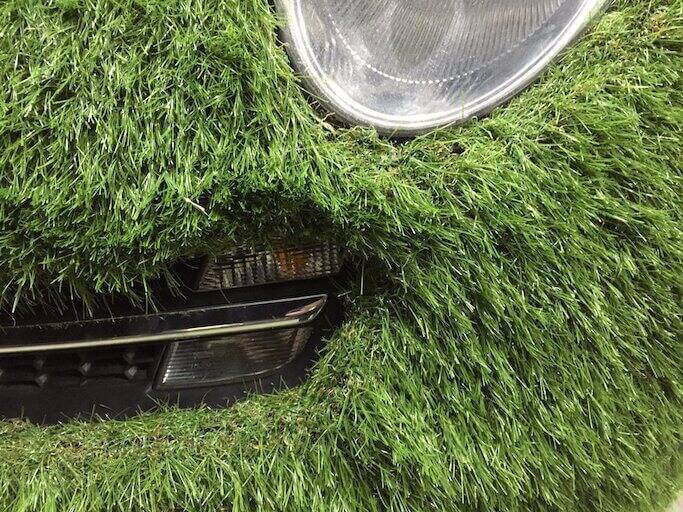 ガソリンスタンドに寄ったら車に草生えてた の目撃情報に 驚きの声 画像４枚 16年9月23日 エキサイトニュース