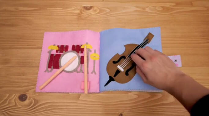 ハンドメイドで作られた可愛い楽器の布絵本 夫婦で作り上げた素敵な作品に絶賛の声 17年2月28日 エキサイトニュース