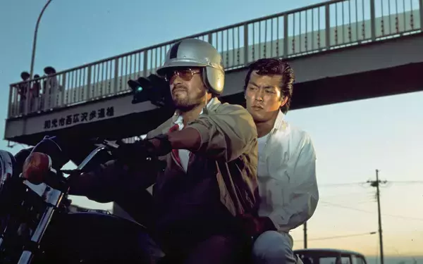 「岩城滉一のデビュー作！抜群のバイクテクニックと存在感でスクリーンを支配する！千葉真一との共演も見どころな「爆発! 暴走族」」の画像
