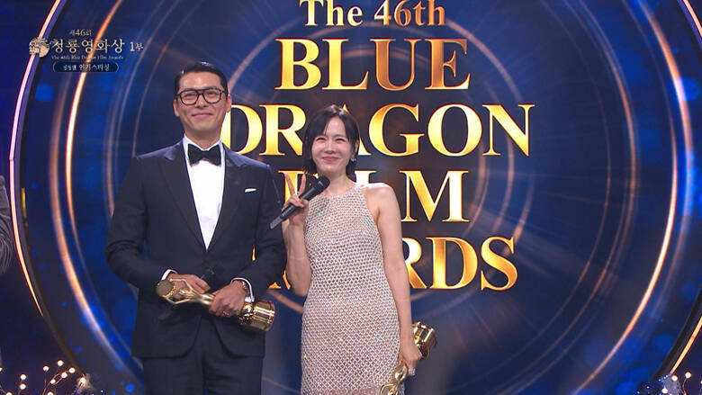 ヒョンビン＆ソン・イェジン夫妻の熱いハグ＆スピーチ！互いへの深い愛情が伝わる「第46回 青龍映画賞」の名場面