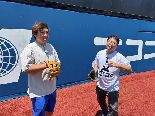 「真中満、内川聖一とのハマスタロケを満喫 松尾汐恩＆梶原昂希に期待「横浜DeNAベイスターズを引っ張っていく選手」」の画像