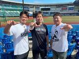 「真中満が今江敏晃とのロケで実感「野球選手って夢があるなあ」 ZOZOマリンで"伝説の逆シングル"も披露」の画像6