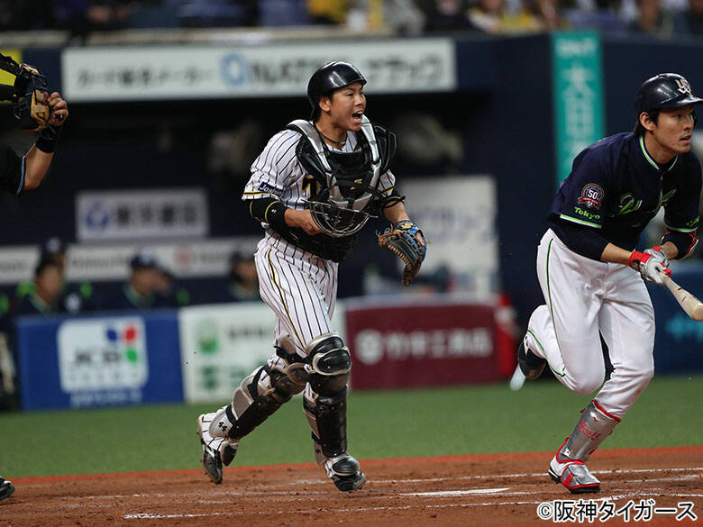 阪神 梅野隆太郎が 梅ちゃんバズーカ の強肩と打撃でチームを引っ張る 年9月12日 エキサイトニュース