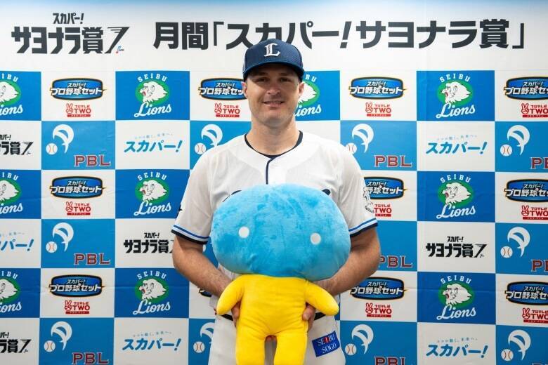 埼玉西武・T.ネビンが「スカパー！サヨナラ賞」初受賞！劇的なサヨナラ弾を振り返る「最高の瞬間でした」