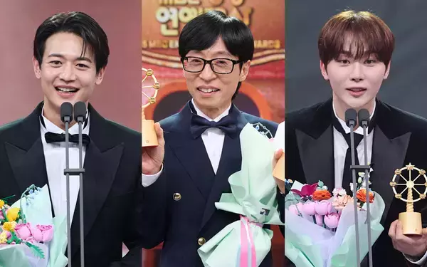 「東方神起・ユンホのカリスマ性が凝縮された祝賀ステージも！チャンミン、ミンホ(SHINee)の"眼福"な2ショットも実現した韓国芸能界の華やかなセレモニー」の画像