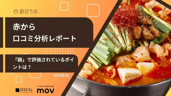 【口コミ分析レポート】赤からの外国語口コミ平均評価は★3.97！「鍋」で評価されているポイントとは？