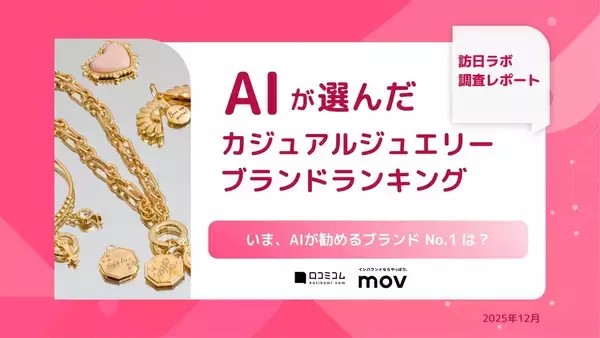 AIおすすめのジュエリーブランド、2位は「MIKIMOTO」、1位は？｜AIが選んだブランドランキング【カジュアルジュエリー編】