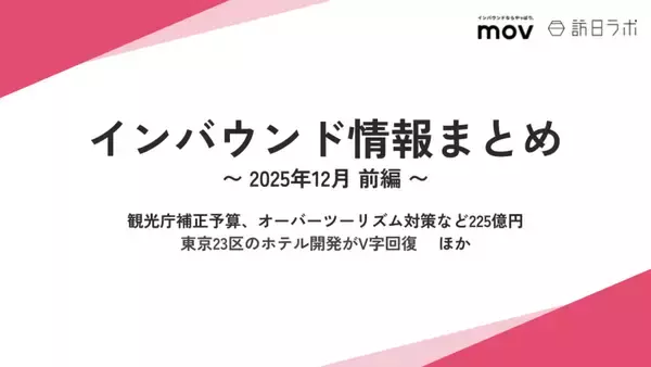 「全国でインバウンド人気No.1のスポットは？ ほか：インバウンド対策に役立つマーケティング資料まとめ（12月前半公開分）」の画像
