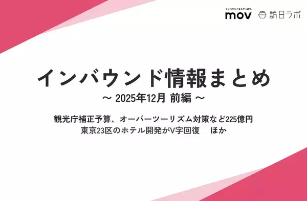 「インバウンド×国内客、二本柱でリスク備える　大阪観光局が2025年総括　」の画像