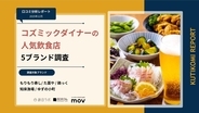 【口コミ分析レポート】株式会社コズミックダイナーが展開する人気飲食店5ブランドの口コミ調査！口コミ平均評価が最も高いブランドは？
