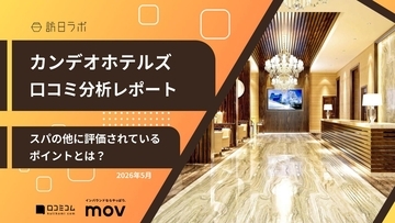 【口コミ分析レポート】カンデオホテルズの外国語口コミ平均評価は★4.03！インバウンド客から高評価のポイントとは？