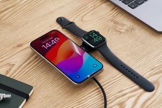 iPhoneとApple Watchを同時充電可能。スマホリングにも変わるワイヤレス充電スタンド「Nova X」