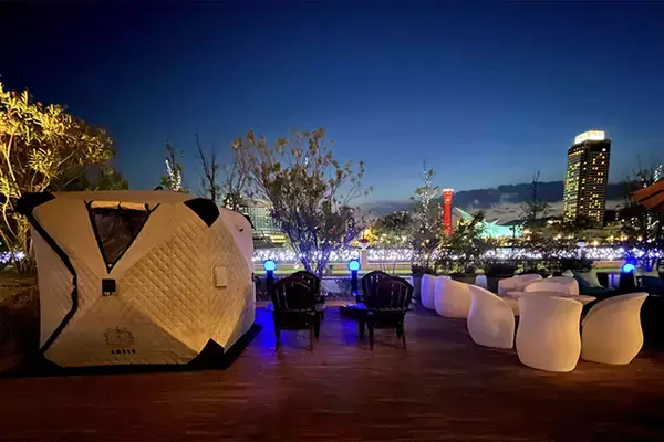 神戸みなと温泉 蓮｜海風でととのう絶景サウナ「OCEANS SAUNA by REN」をスタート！