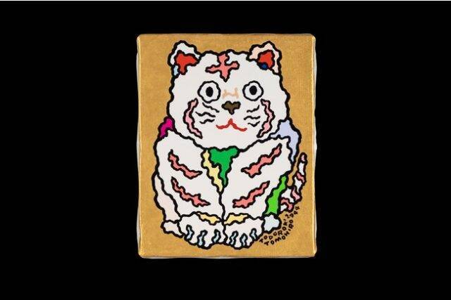 轟友宏氏の個展「Happy Drive！＋招福2023」を阪神梅田本店で開催。乗り物シリーズや招福シリーズを展示