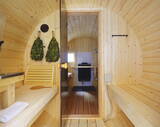 「熊本「菊南温泉スパリゾート あがんなっせ」にエストニア産バレルサウナ登場」の画像2